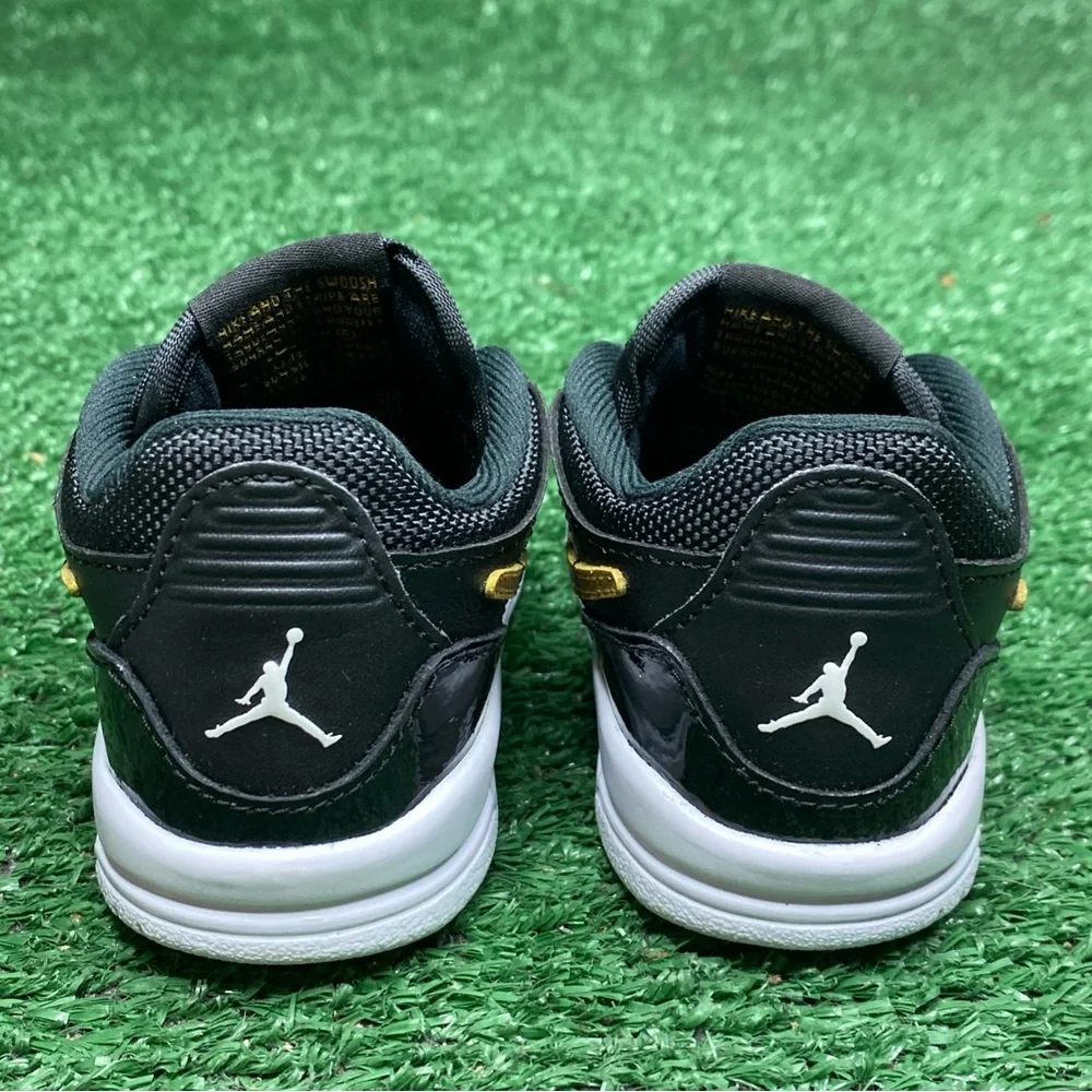 Nike Jordan Legacy 312 Low Sneakers (TD)‎ CD9056-071 Black Gold Toddler 5C - NEW
